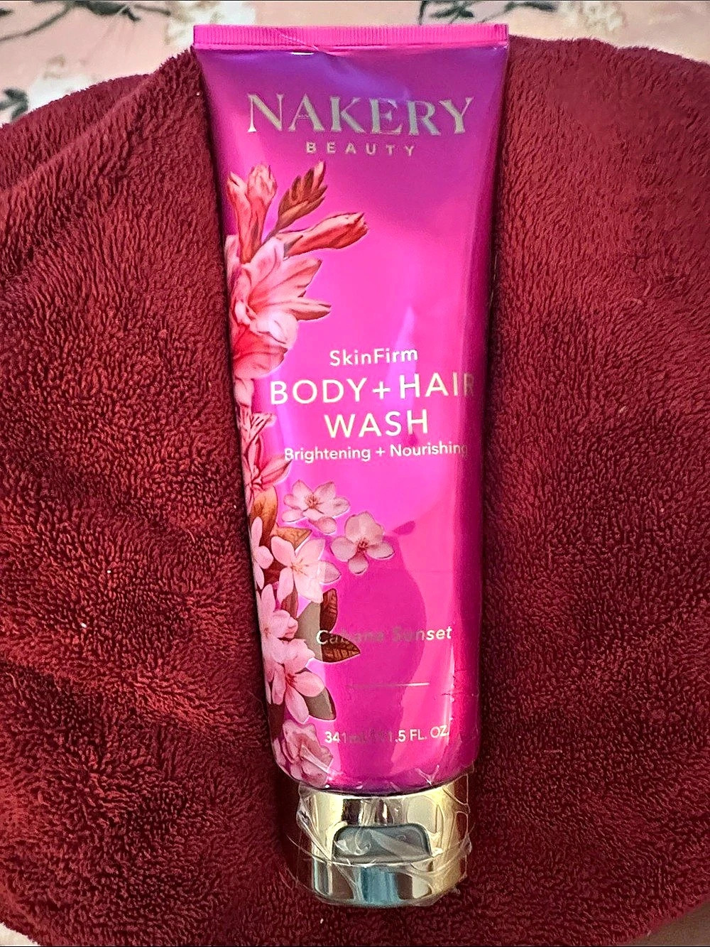 Nakery SkinFirm Body + Hair Wash Brightening + Nourishing Body Wash